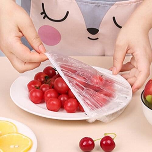 100PCS Reusable Food Storage Covers For Bowls Durable Elastic Plate Silicone Lid Covers Vacuum Bags For Kitchen Food Fresh Seal