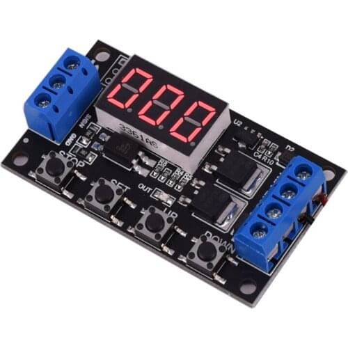 12V cycle delay relay delay switch module triggers automatic opening and closing power-off energization controller MOS