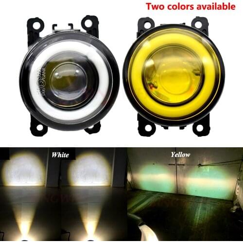 2x Car-styling 12V Car H11 LED Fog Lights with Angel eye For Honda Accord 2008-2015 For Civic 2016-2017 for Crosstour 2013 2014