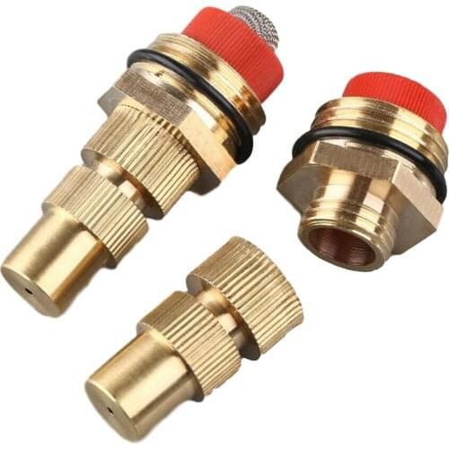 Spray Sprinkler 5pcs 1/2 Inch Adjustable Nozzle Atomizing Lawn Spray Nozzle Gardening Sprinkler