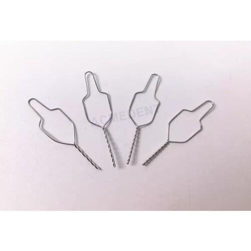 5Pack(500Pis) Dental Kobayashi Ligature Wires Preformed Ties Bracket Short Twist End Wire Orthodontic 0.008" 010 012