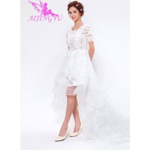 AIJINGYU 2021 new Customized china bridal gowns cheap simple wedding dress sexy women girl wedding dresses gown TS134