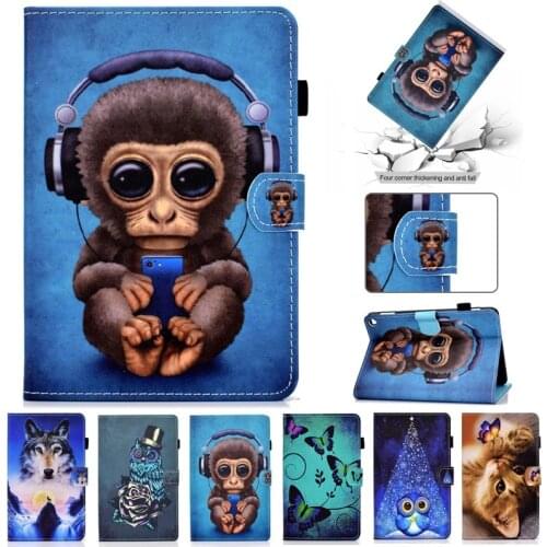 Funda For Fire HD 10 2021 Case 11th Gen Cartoon Monkey Kids Tablet Cover For Amazon Fire HD10 2021 Fire HD 10 Plus Case 10.1"