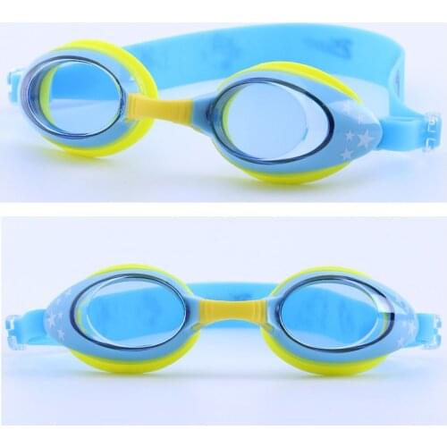 Childrens Swimming Glasses Anti-fogging Ultraviolet Children Star Sports Silica Gel Waterproof Goggles