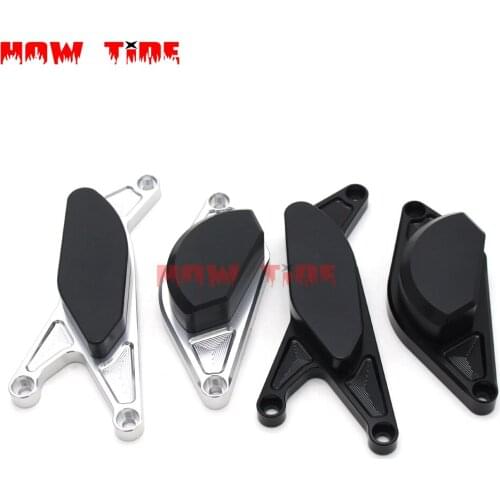 For SUZUKI GSR750 GSR 750 2012 2013 2014 CNC aluminum +POM Full Set Engine Crash Pads Frame Sliders Protector