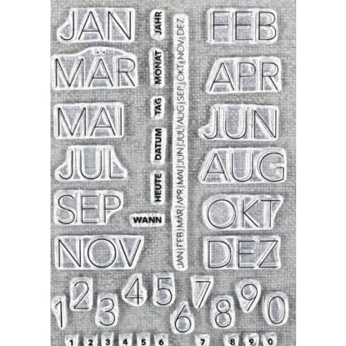 German Transparent Clear Silicone Stamp/Seal for DIY scrapbooking/photo album Decorative clear stamp sheets A1597