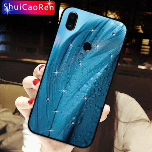 Luxury Rhinestone Case For Meizu Pro 6 7 Plus Bling Diamond Black Cover For Meizu M6 M8 M9 Note M6s