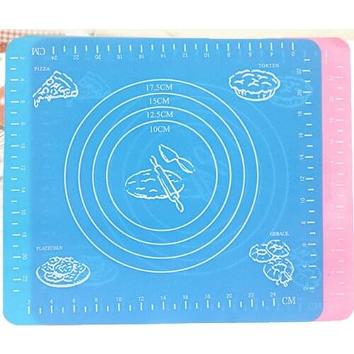 Silicone Non-stick Scale Rolling Dough Mat Liner Baking Fondant Pad Cooking Tool Baking Mat Pastry Tools Baking Mat Pastry Tool