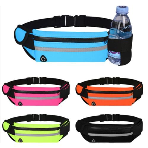 Sports pockets multifunctional running mobile phone bag for men and women fitness outdoor water bottle bag