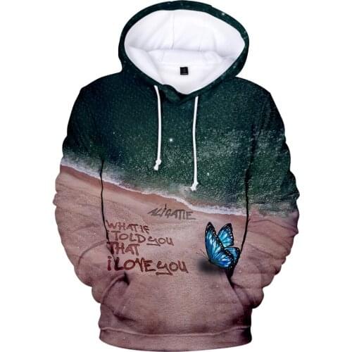 Autumn 3D Singer Ali Gatie Hoodies Men Sweashirts Women Fashion Hoodie Its You Pullovers Hooded Casual Boys Girls Blue Outwear