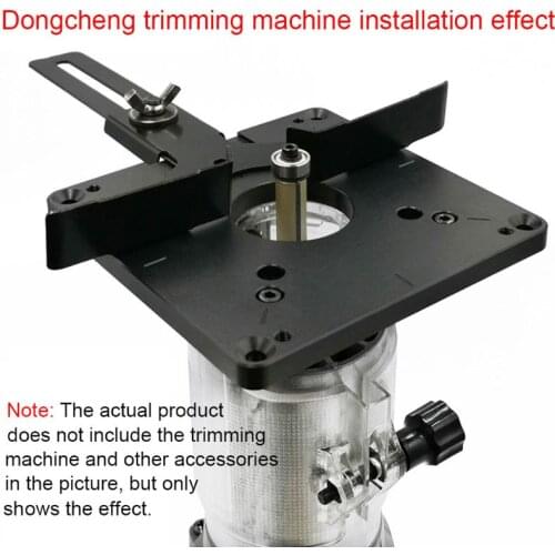 Universal RT0700C Aluminum Router Table Insert Plate Trimming Machine Flip Board E7CB