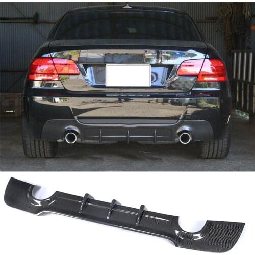 3 Series Carbon Fiber Rear Diffuser Lip Spoiler for BMW E92 Coupe E93 Convertible M sport Only 2005 - 2011 328i Car Styling