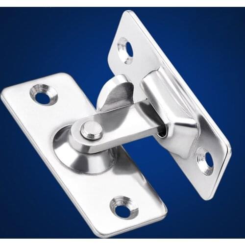 90 Degree Right Angle Door Latch Hasp Bending Latch Barrel Bolt with Screws for Doors Buckle Bolt Sliding Lock