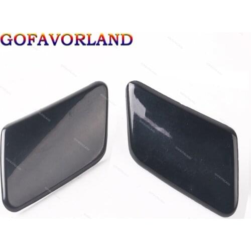 1Pcs Front Bumper Headlight Washer Nozzle Cover Left Or Right Unpainted 39876478 39876479 Fit For Volvo C30 2008 2009 2010