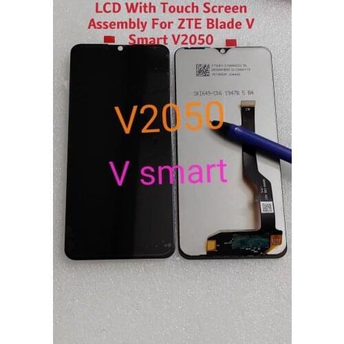 100% Original Quality 6.49"LCD For ZTE Blade V Smart V2050 2050RU LCD Display With Touch Screen Assembly For ZTE V Smart LCD