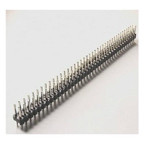 20pcs/lot 2x40 Pin 2.54mm DIP Single Row Male Header Free Shipping