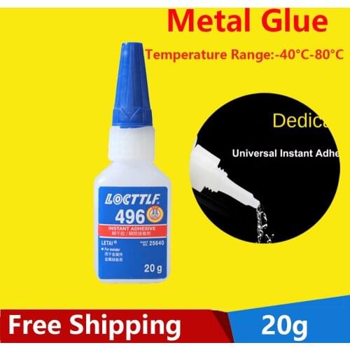496 Metal Glue 502 Universal Instant Adhesive 20G Strong DIY Jewelry Adhesive Ceramic Magnet Wood Glue Transparent Environmental