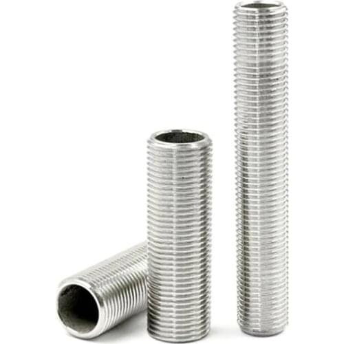 50pcs/lot Lamp Holder Connector Screw Rod Hollow M10 External Thread Tube Screw Lighting Accessories