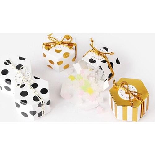 50pcs/Lot Mini Gifts Box Wedding Favors and Candy Boxes Party Supplies Baby Shower Valentines Day Chocolate Boxes Package