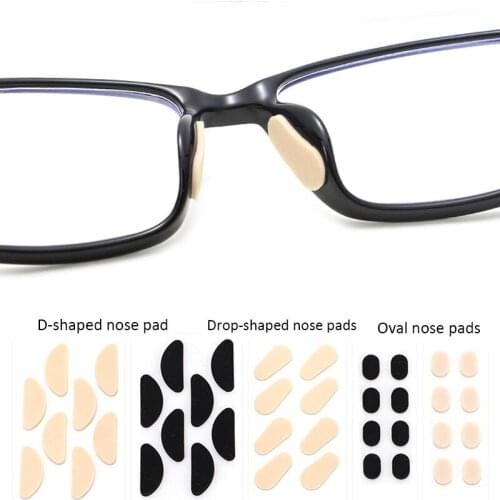 8Pcs Soft Foam Nose Pads Self Adhesive Eyeglass EVA Nose Pads Anti-Slip Glasses No Makeup Nose Pads Eyeglasses Nosepads