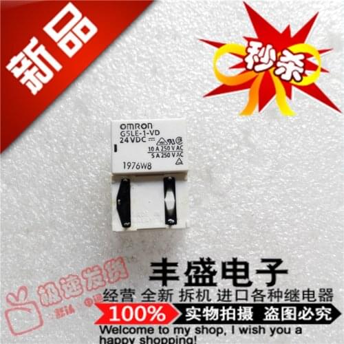 Brand New Original Loading G5LE-1-VD Relay G5LE-1-VD 24VDC 10A 5 Feet