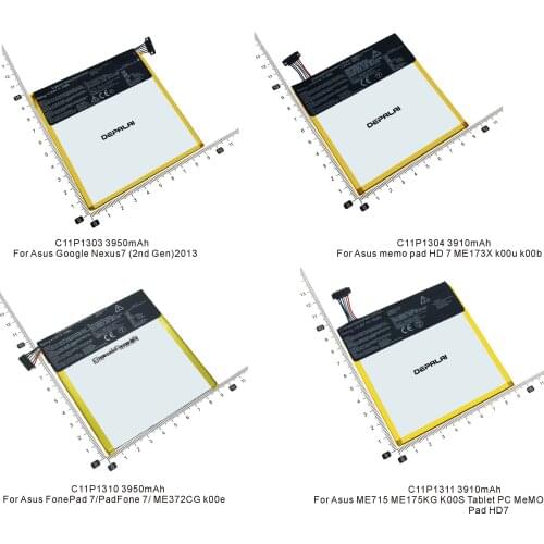 C11P1303 C11P1304 C11P1310 C11P1311 Battery For Asus Google Nexus7 ME173X k00u memo HD Fone Pad 7 ME372CG ME715 K00S Tablet PC