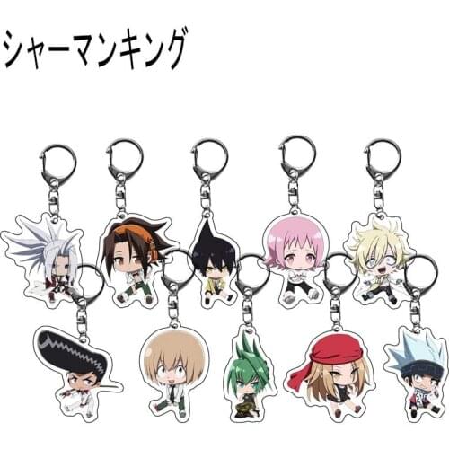 Anime Shaman King YOU ASAKURA AMIDAMARU Keychain Cosplay Accessories
