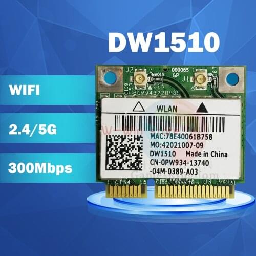 BroadCom BCM94322HM8L DW1510 Half Mini PCI-Express PCIe Wireless WLAN Wifi Card for dell