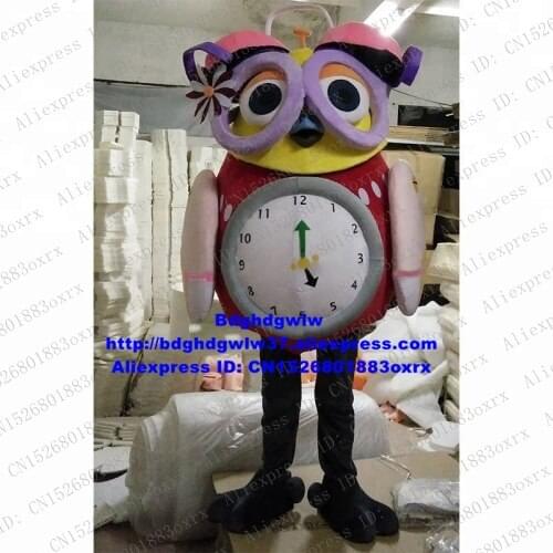 Owl Shape Alarm Clock Daily Alarms Desk Clock Watch Mascot Costume Cartoon Character All Saints Day Take Group Photo zx1742