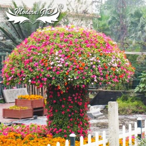Outdoor Decoration Vertical Planter Hydroponic Flower Tower Garden Plastic Flower Pot