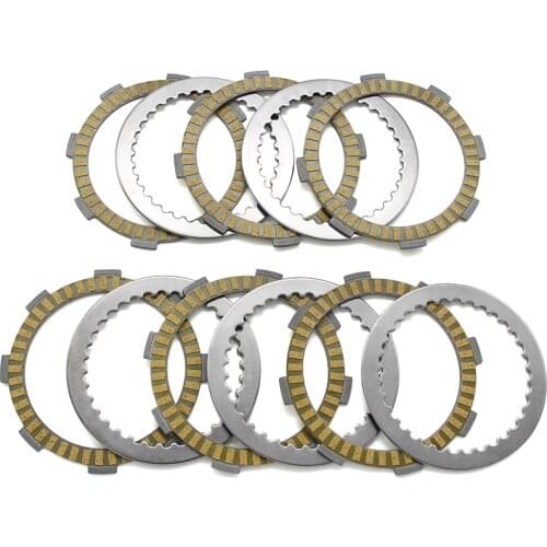 Clutch Friction Disc Plate Kit For Kawasaki KX100 KX80 KX85 KX85-II Clutchs Platees 13088-1016 13089-1120