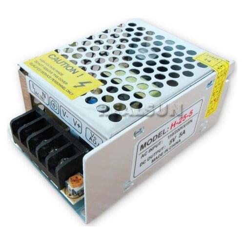 5V 5A 25W Switching Power Supply Driver Switching For LED Strip Light Display 110V/220V free shipping