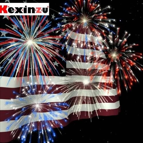 KEXINZU Full Square/Round Stone 5D DIY Diamond Painting "Flag" 3D Embroidery Mosaic Cross Stitch 5D Home Decor Gift z