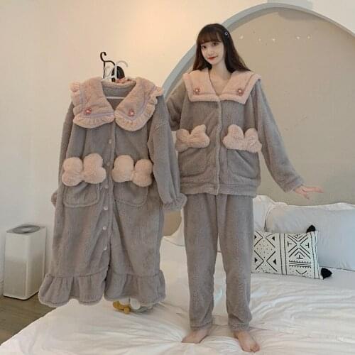 New Summer thin Pajamas Sets Women Sleepwear Homes Clothing Cotton Pajama Home Wear Womens Pyjamas Set Spring Pants Nightwear