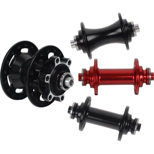 Small wheel folding front drum 74mm open gear disc brake V brake aluminum alloy 2 Bellin 20 32 hole black and red wheel hub