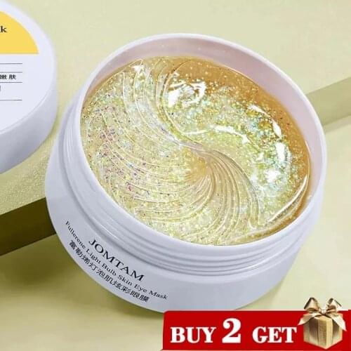 60pcs Bright Eye Mask Hydrating Moisturizing Dilution Dark Circle Anti-Aging Eye Patches Eye Skin Care Fullerene Eyes Masks