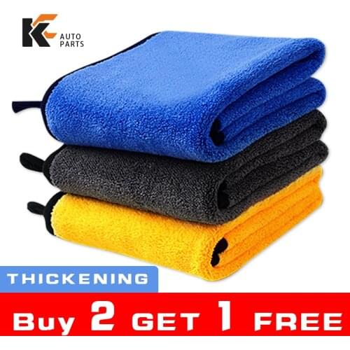 Mling 30x30/60CM Car Wash Microfiber Towel Car Cleaning Drying Cloth Hemming Car Care Cloth Detailing Car Wash Towel For Toyota