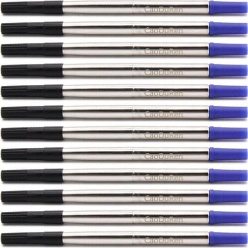 116mm long 7mm diameter Ballpen Rollerball Pen Refills for Parker 3021531 1905323 German ink
