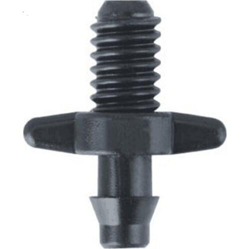4000pcs4 / 7mm Splitter Adapter Connector Barb And Garden Irrigation Hoses Pvc Fittings 6mm Thread Cooling Plant Watering