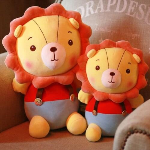 30/40/50cm Cute Plush Lion Doll Toys For Children Room Decor Stuffed Plush Toys Kids Girl Baby Appease Doll Christmas Gift