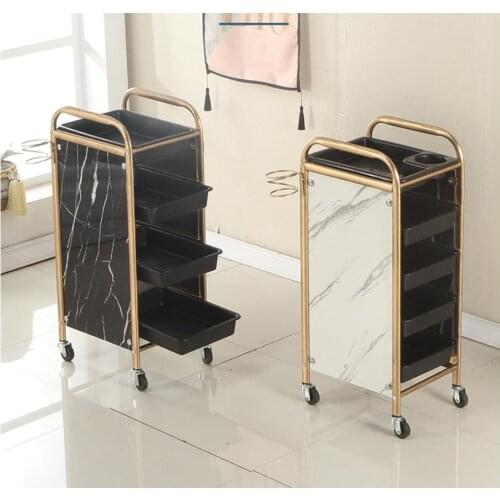 Beauty salon trolley special barber shop ironing and dyeing tool car hair salon hand bar car multi function tool cabinet