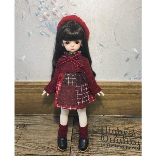 [wamami] split knitted Skirt Set For 1/6 BJD Doll Dollfie Outfits Handmade
