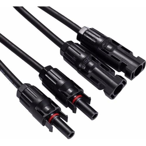 10pairs 2Y Branch Spanner Solar Panel wire Connect Pocket Series parallel Plug Y Adapter Connectors M/M/F and F/F/M