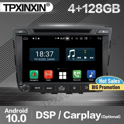 4+128G Carplay Car Radio 2 Din Stereo Receiver Android For HYUNDAI IX25 2014-2015 GPS Navigation Player Audio Recorder Head Unit