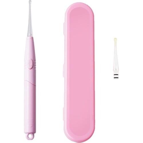 Safety Painless Ear Cleaning Tool for Adults Kids Ear Wax Removal Cleaner Electric Vacuum Earwax Remover with LED Light