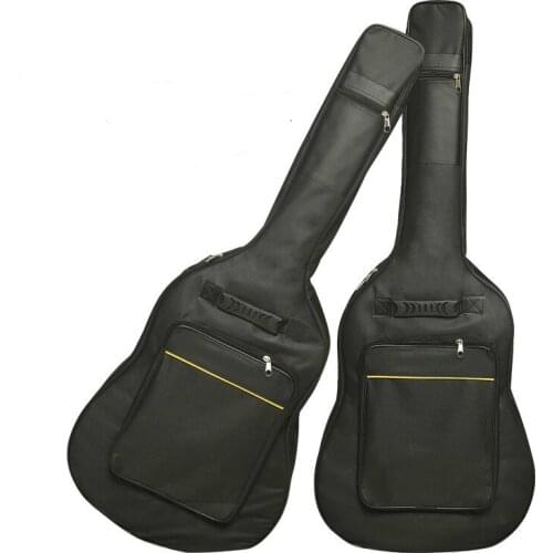 38 41 Inch Guitar Bag Carry Case Backpack Oxford Acoustic Folk Guitar Gig Bag Cover with Double Shoulder Straps