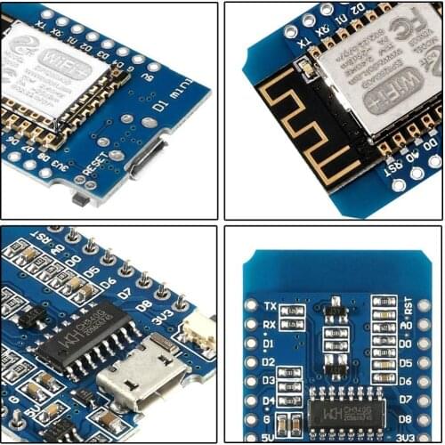 ESP8266 ESP-12 ESP-12F ESP-12E CH340G CH340 V2 USB for WeMos D1 Mini WIFI Development Board D1 Mini NodeMCU Lua IOT Board 3.3V