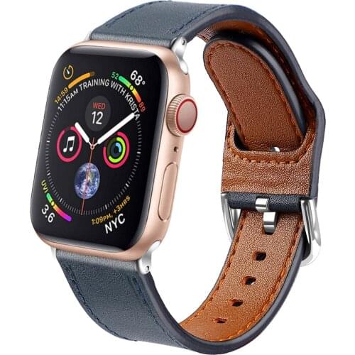 Leather Strap For Apple Watch Band 38mm 44mm 40mm 42mm Replacement Genuine Leather Bands For Iwatch Bracelet 83009