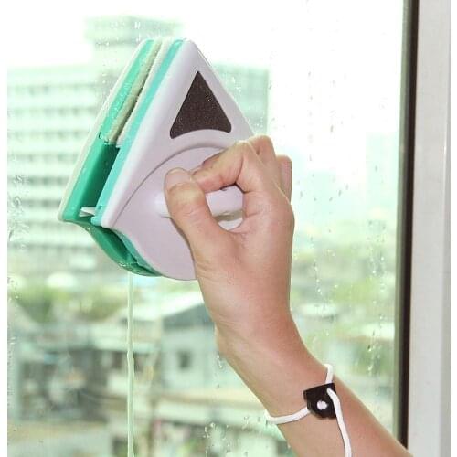 3-10mm Magnetic Double-side Window Glass Wiper Fast Washing Clean Brush Tool Glass Brush for Washing Household Cleaning Tool