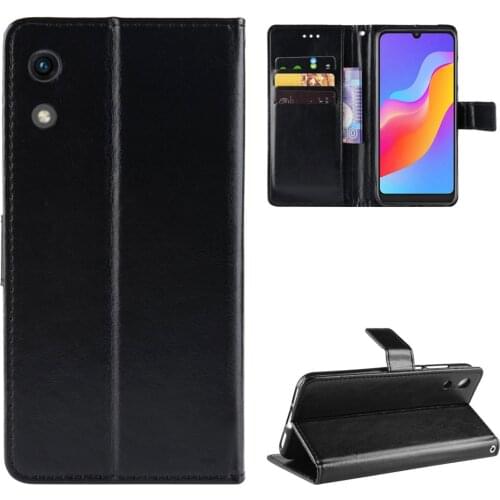Fashion ShockProof Flip PU Leather Wallet Stand Cover Huawei Honor 8A Case For Huawei Honor 8A 8 A Honor8A Phone Bags